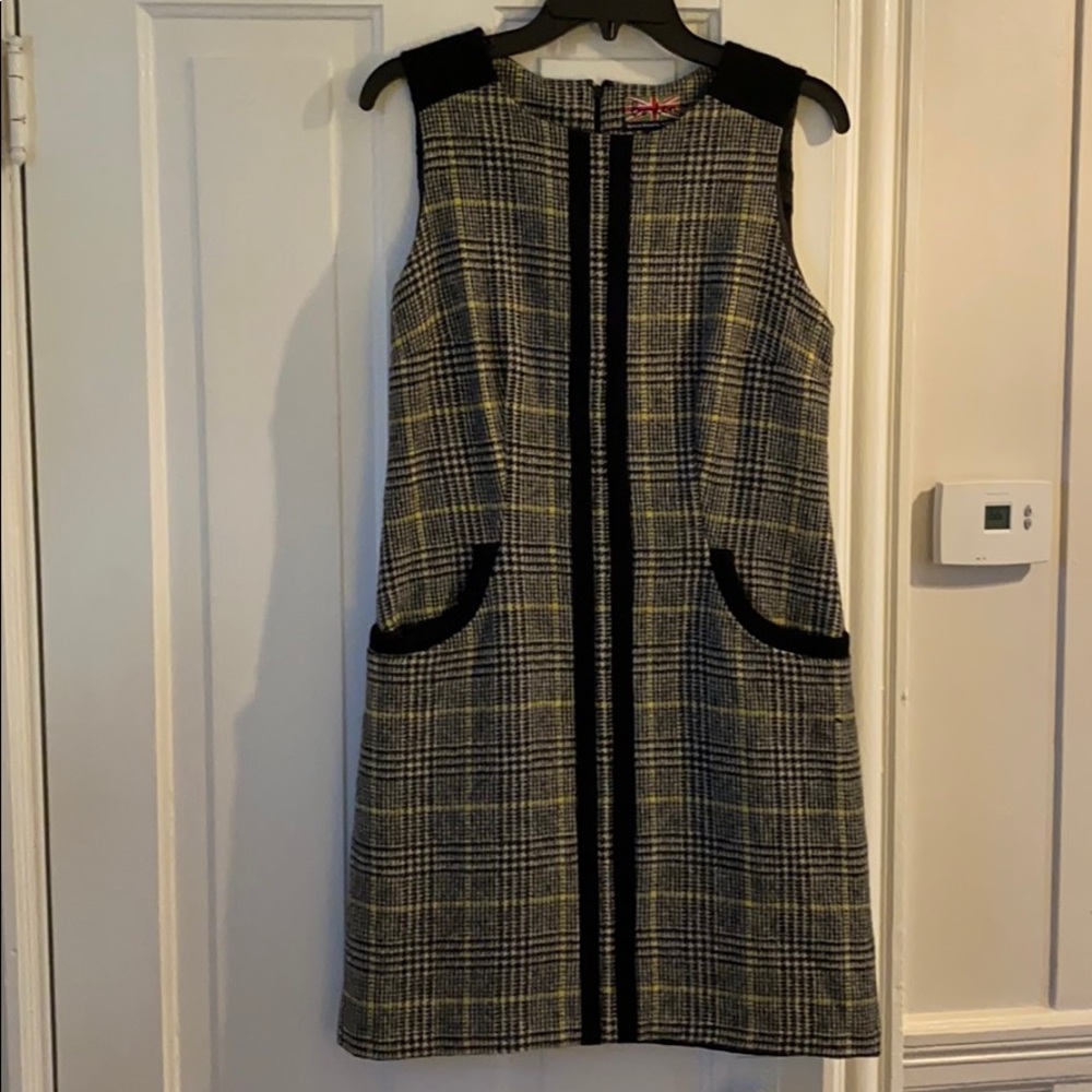 Boden plaid wool dress